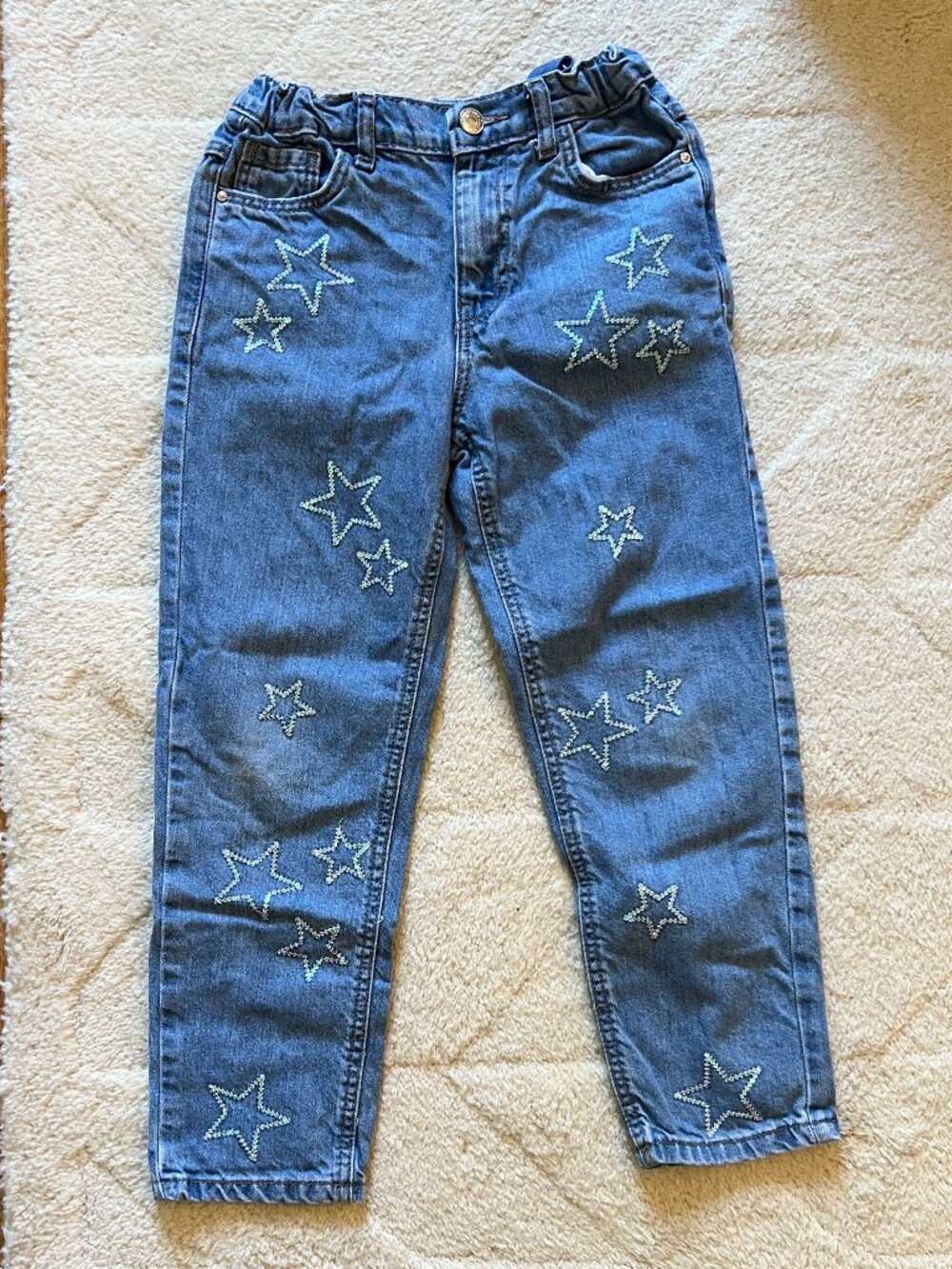 Primark Relaxed Denim with Star Embellishment